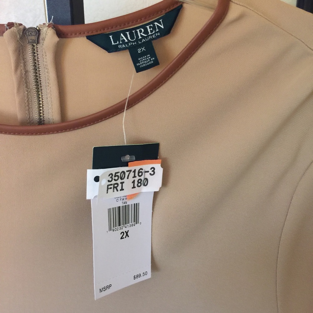 Ralph Lauren,NWT 2pc Tan Sweater Jacket Set 2XL❌❌SOLD - Picture 9 of 12